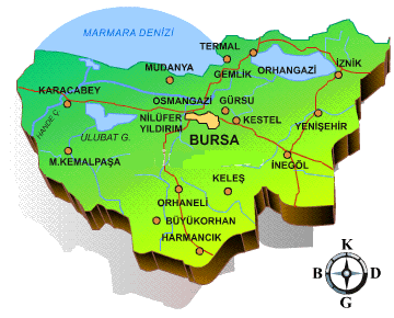 Bursa Şehir Haritası